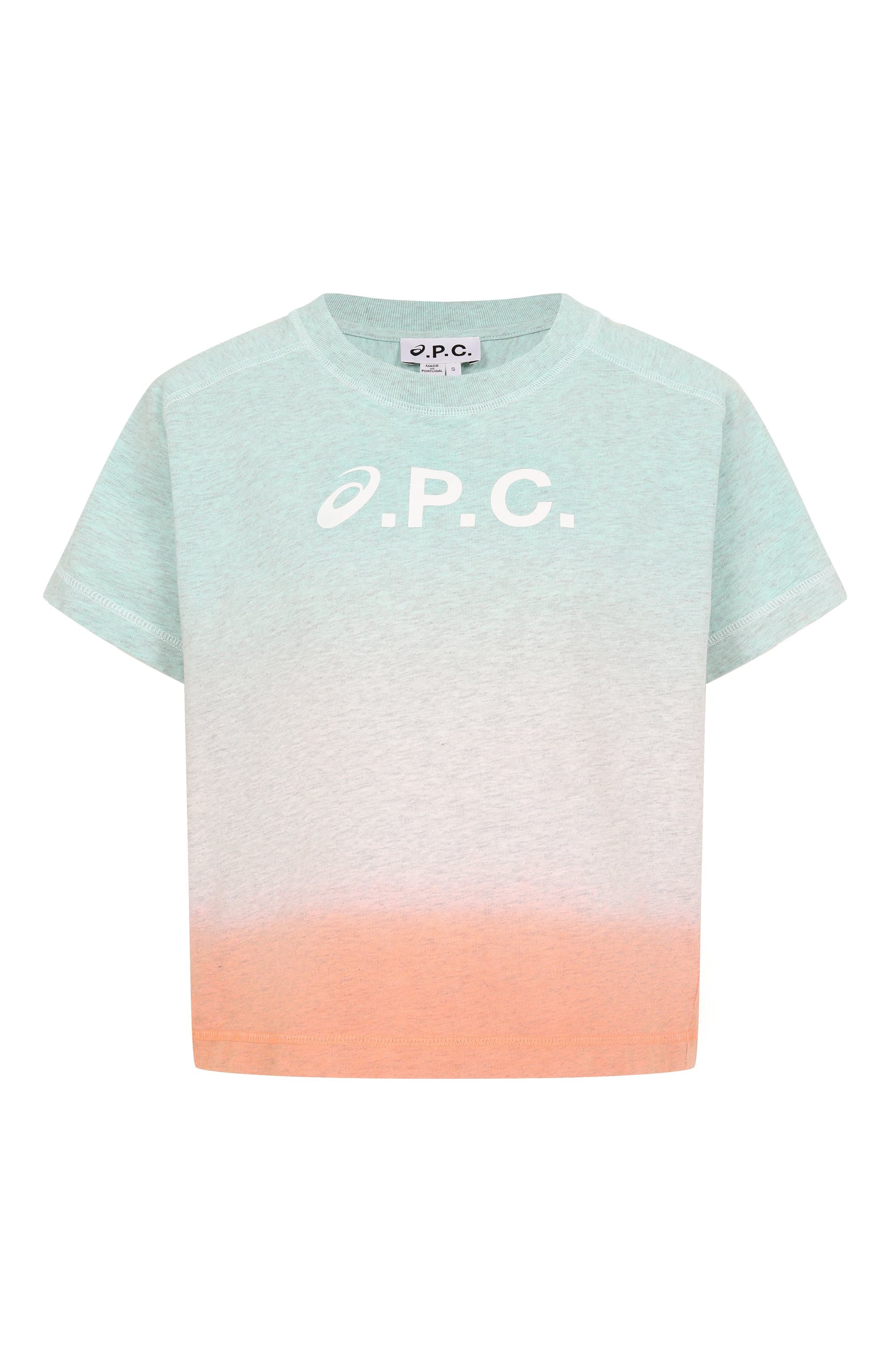 Хлопковая футболка A.P.C. x ASICS