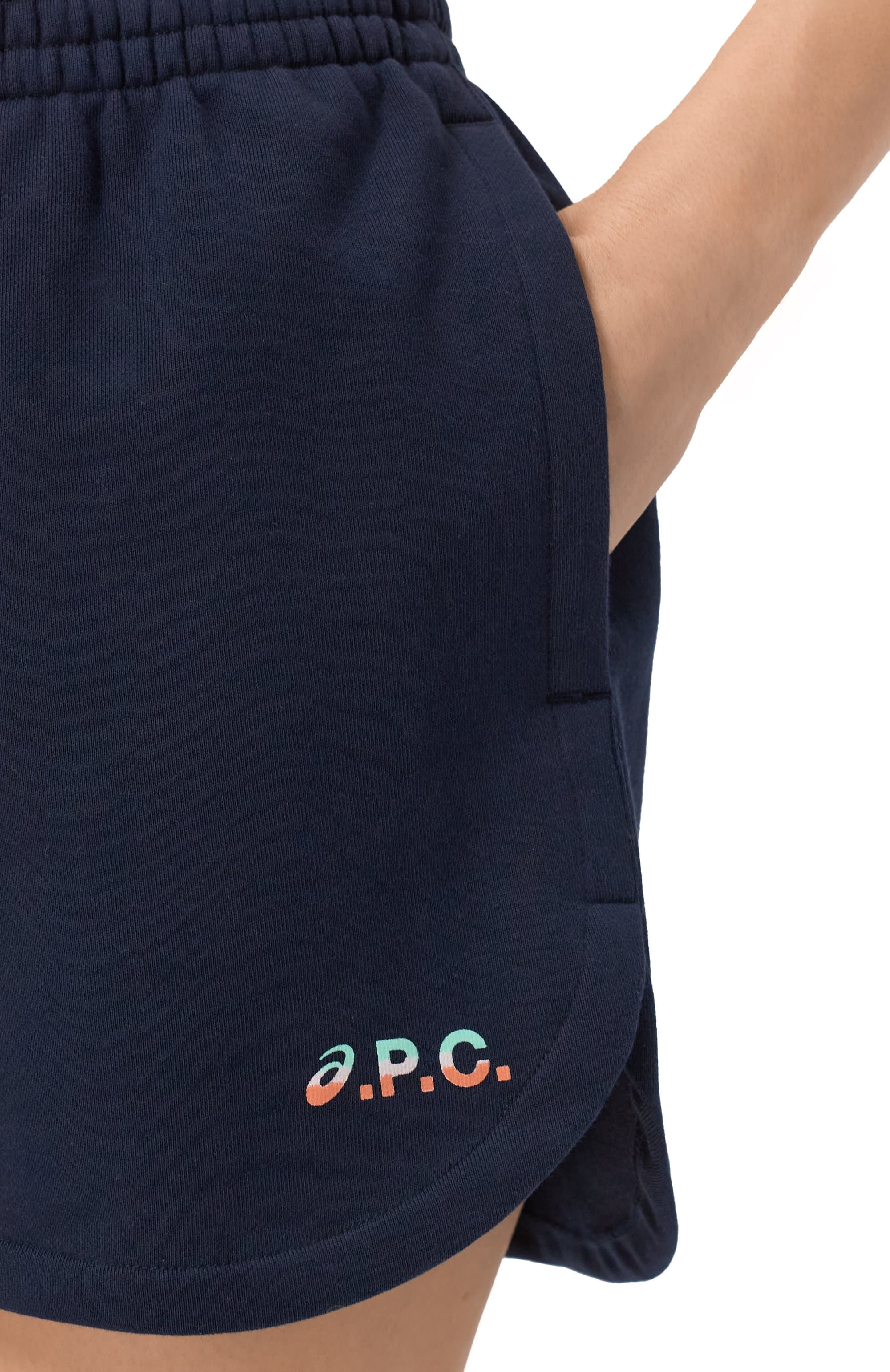 Хлопковые шорты A.P.C. x ASICS