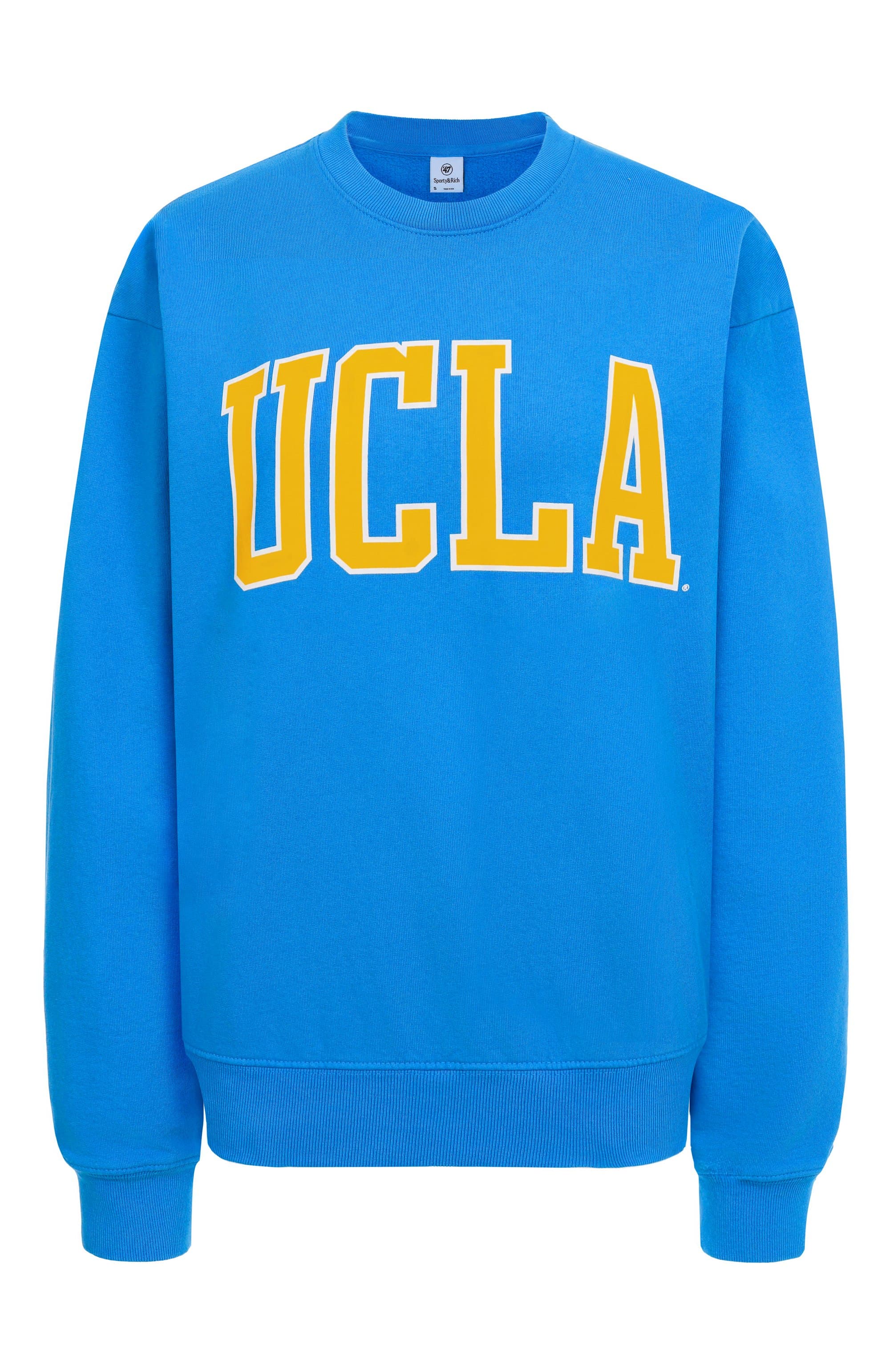 Хлопковый свитшот Sporty & Rich x UCLA